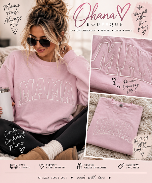 Monochrome Mama Crewneck