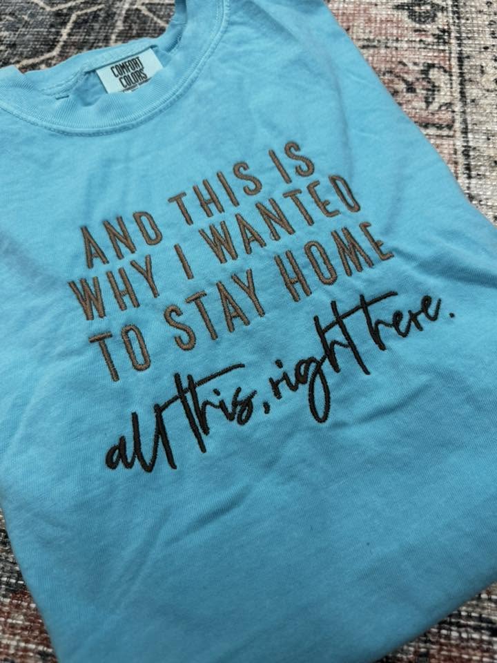 And This is Why I Wanted to Stay Home T-Shirt