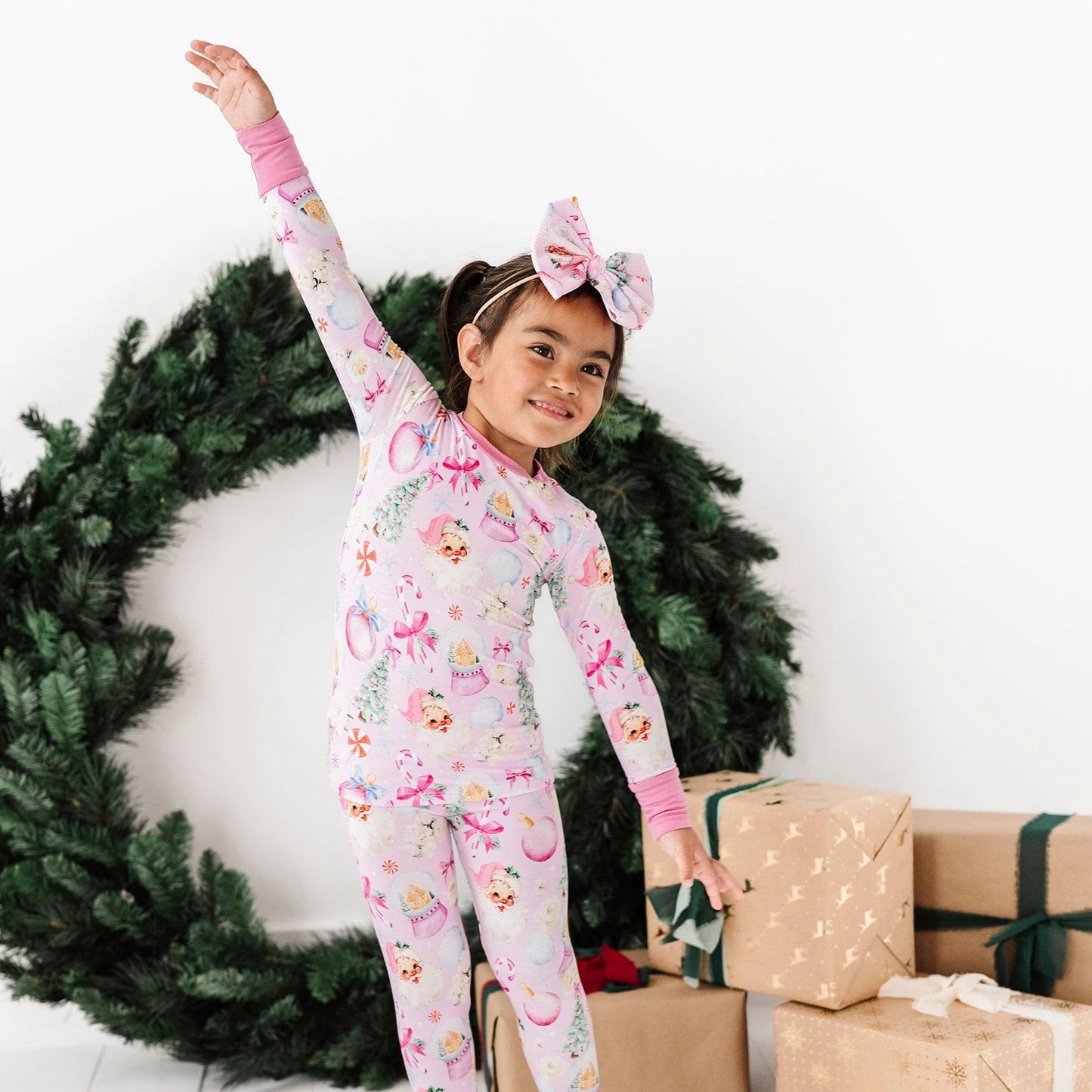 Merry Little Pinkmas Two-Piece PJ Set