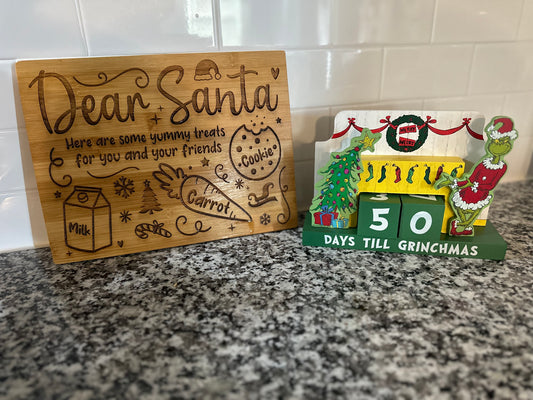 Christmas Eve Santa Tray