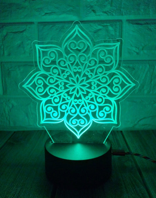 Mandala Flower LED