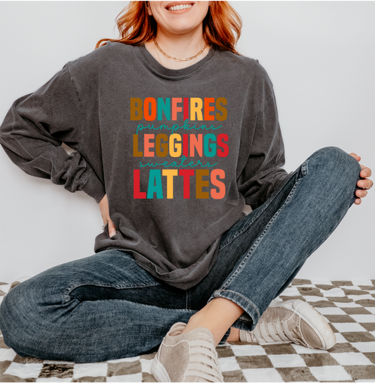 Bonfires Leggings Lattes